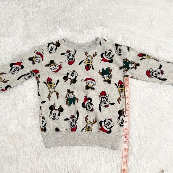 Kids Jumping Beans Disney Crew Neck Sweatshirt in Gray Size 6 - Picture 3 of 5